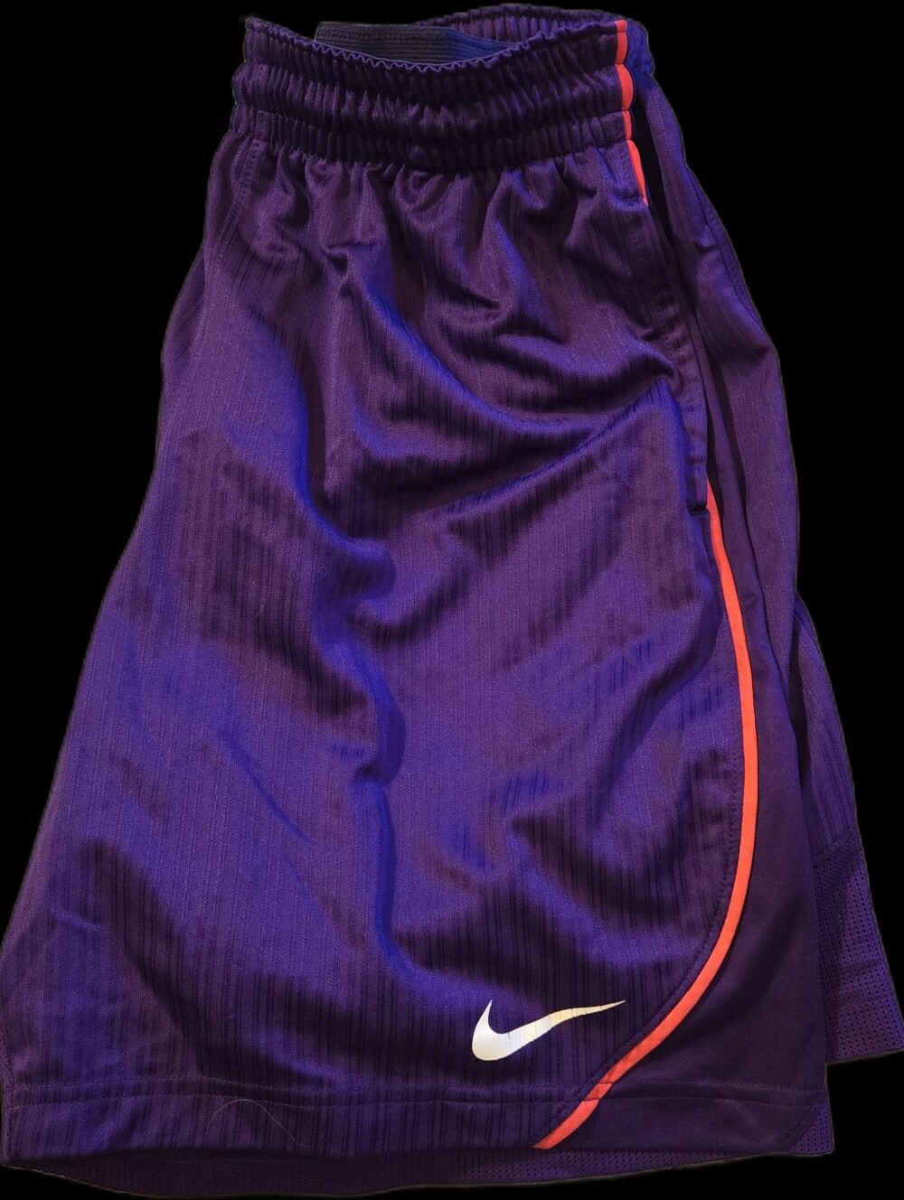 Nike Purple Athletic Shorts with White Swoosh. Like New With Pockets!